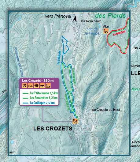 Ski de fond les crozets